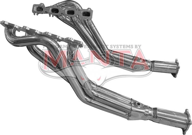 Manta Performance 4-1, 1 3/4in Primary, 3in Outlet. (Falcon FG V8 5.4L Boss) - Silver