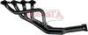Manta Performance 4 into 1 1 3/4in Extractors (Commodore 5.7, 6.0L VT VX VU VY VZ) - Black