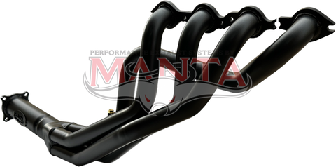 Manta Performance 4 into 1 1 3/4in Extractors (Commodore 5.7, 6.0L VT VX VU VY VZ) - Black