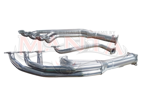 Manta Performance 4-1, 1 3/4in Long Tube Extractor (Commodore 5.7, 6.0L VT VX VU VY VZ) - Silver