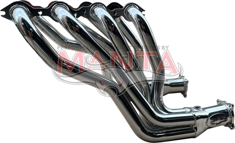 Manta Performance 4 - 1 Tuned, 1 3/4in Primary (Commodore VE, VF all V8s) - Silver