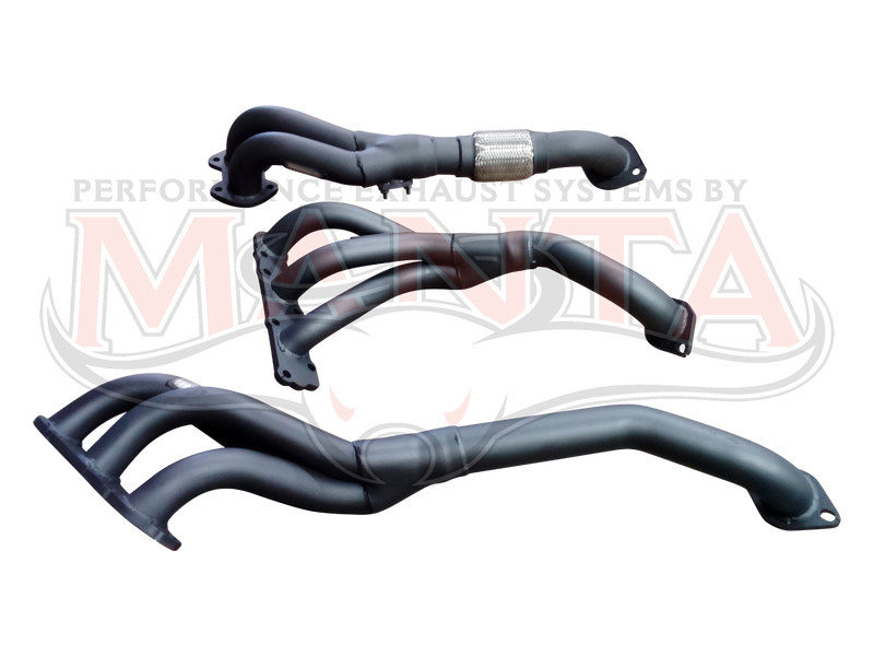 Manta Performance Extractor - Stainless Steel 409 (LandCruiser FZJ80 4.5L DOHC EFI With Flex)