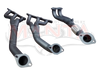 Manta Performance Extractor - Stainless Steel 409 (LandCruiser FZJ80 4.5L DOHC EFI With Flex)