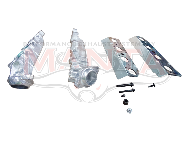 Manta Performance Manifold Replacements Incl. Fitting Kit (1500 V8 Hemi, DT Model Only, Left & Right Ceramic Coated...