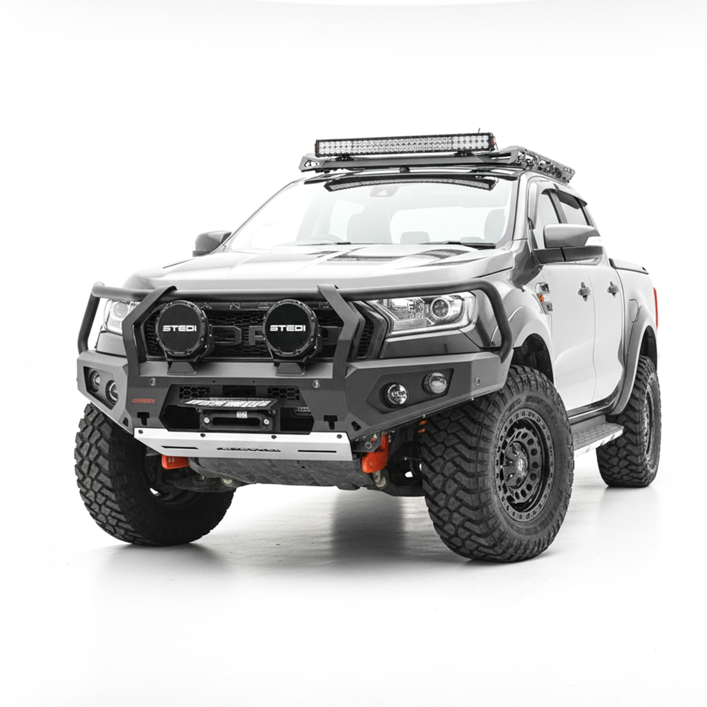 Rockarmor GT Steel Hoop Bullbar - Ford Ranger PX2 & 3