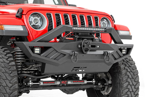 Jeep Wrangler JK JL JT Ribbed Front Winch Bumper