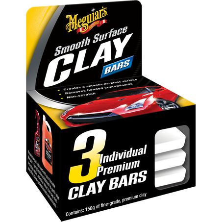 Meguiar's Smooth Surface Clay Bar 3 Pack