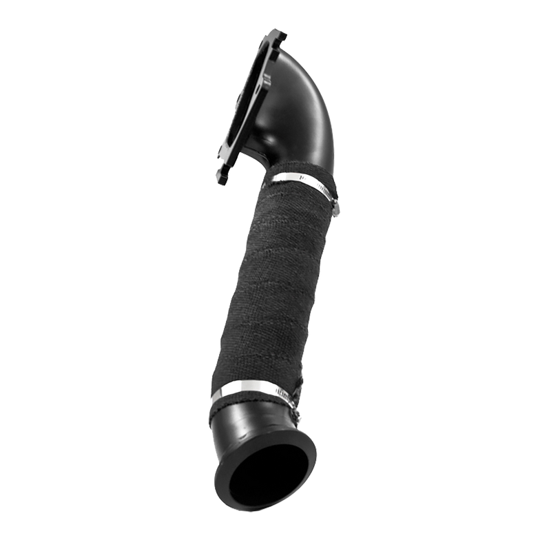 MBRP 3" Turbo Down Pipe (Duramax 01-04) - Black-Coated Aluminized Steel