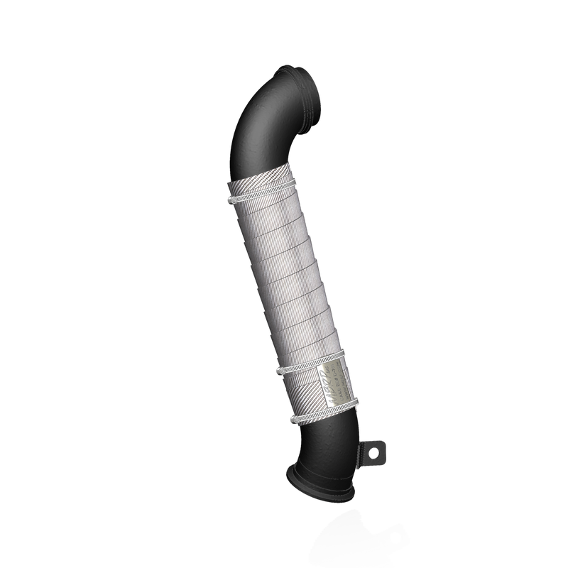 MBRP 3" Down Pipe C.A.R.B. Approved (Duramax 04.5-10) - Black-Coated Aluminized Steel