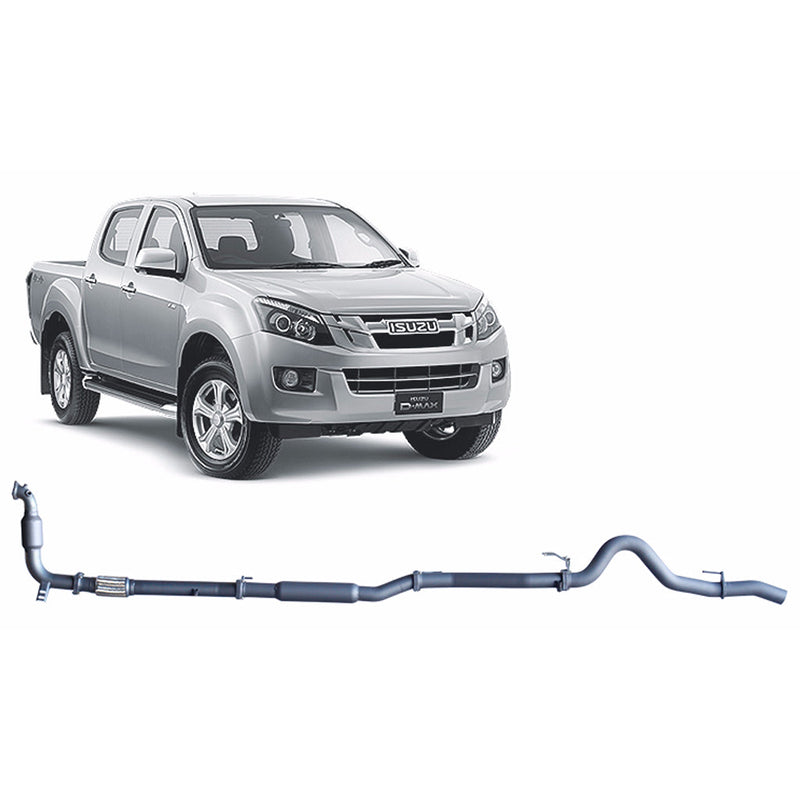 Redback Extreme Duty Exhaust 3in Turbo Back (With Cat &