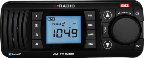 GME Waterproof Marine AM/FM Radio