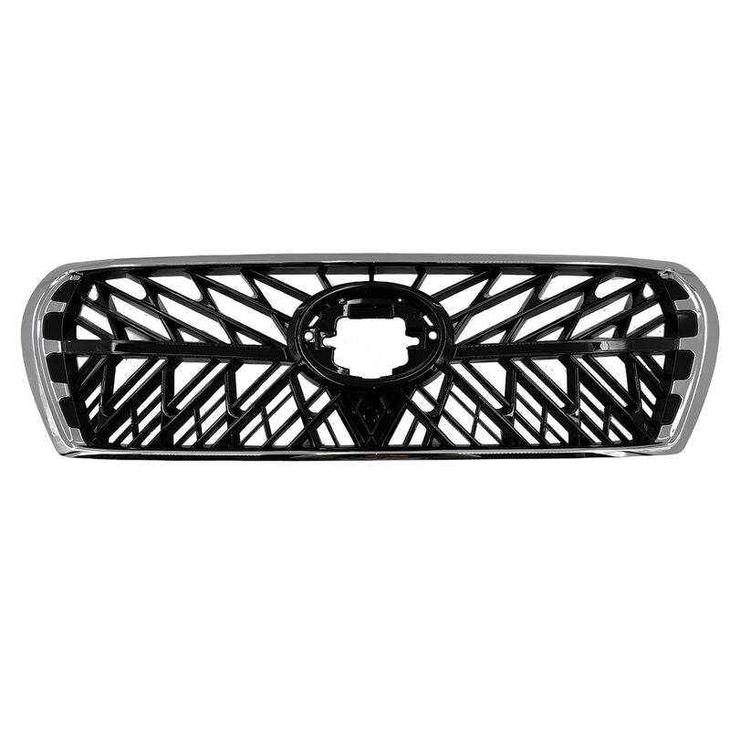 Grille Front Gloss Black With Chrome to suit Toyota Landcruiser 200 Series Wagon 08/2007-10/2015 — image 1