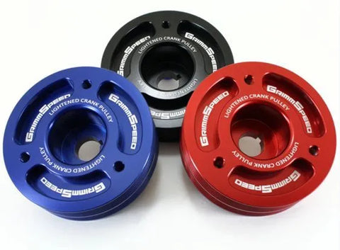 Grimmspeed Lightweight Crank Pulley (All EJ Engines) — fits Subaru Liberty Wagon GT Spec B