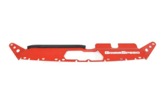 Grimmspeed Radiator Shroud (WRX/STi 2015-21) Wrinkle Red — fits Subaru STI