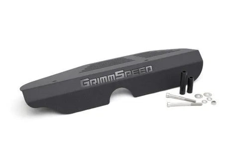 Grimmspeed Alternator Cover (Subaru) Black — fits Subaru Liberty Wagon GT Spec B