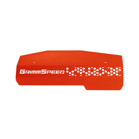 Grimmspeed Pulley Cover (WRX 22+) - Red — fits Subaru WRX