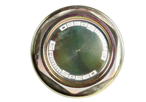 Grimmspeed THE BOLT OIL CAP (Subaru/GR86) Yellow Zinc — fits Subaru Liberty Wagon GT Spec B