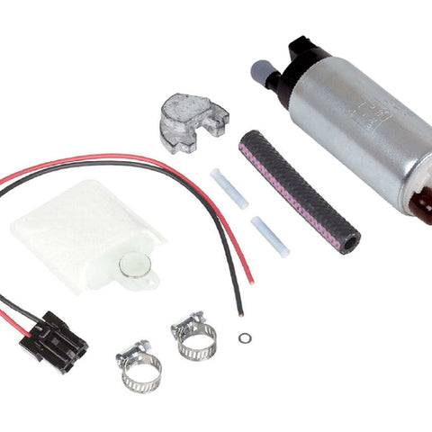 Walbro 255 LPH Offset Inlet Outlet Fuel Pump Fitting Kit (S13/180SX) — fits Mitsubishi Evo 8
