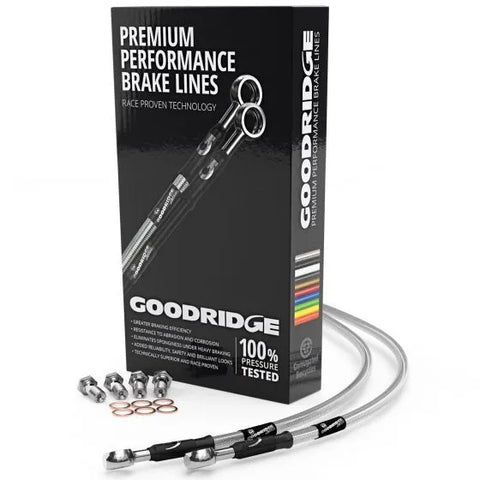 Goodridge Braided Brake Line Kit (86 GTS/BRZ) - Front + Rear — fits Subaru BRZ