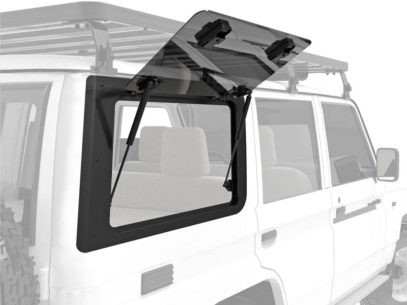 Front Runner Gullwing Window/Right Hand Side Glass (Land Cruiser 76 Series 07+) — fits Toyota Landcruiser 76 Series
