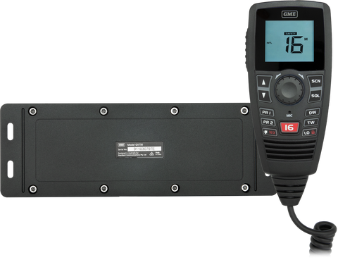 GME Black Box VHF Marine Radio - Black