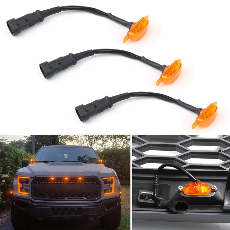 Ford F-150 Raptor Style Bumper Grille LED Light (2015-2019)