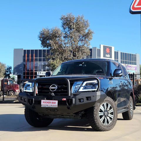 MCC Rocker 078-02SQ Triple Loop Bull Bar - Nissan Patrol 2018+ - Image 2