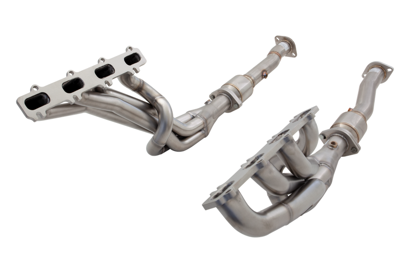 XForce 1-3/4in Header and 2-1/2in Cat Kit - Non Polished Stainless (Falcon 08-14) — fits Ford Falcon Xr8