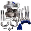 Turbo Kit Including GT2871 T25 Turbocharger & 18 inch 6061 aluminum Piping Pipe