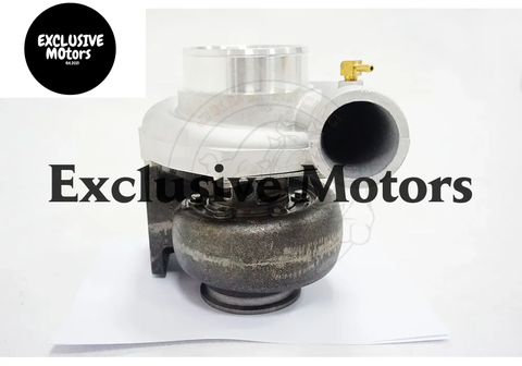 JKVK RACING GT35 T4 Flange Twin Scroll Anti-Surge Turbo Charge 3'' V-band 500+HP +Oil Fitting Drain Turbocharger