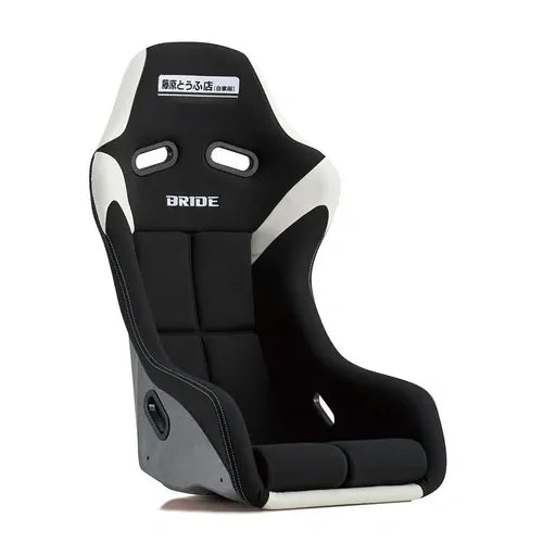 Bride Racing Zeta IV Classic X Fujiwaru Bucket Seat - Black/Silver