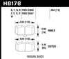 Hawk Performance Blue 9012 Race Brake Pads - Front (300ZX 93-96) — fits Nissan 300zx (image 2)