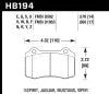 Hawk Performance HB194Z.570 Hawk Performance Ceramic Rear Brake Pads - Commodore SS-V VF/Camaro/XR6/
