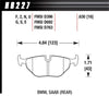Hawk Performance Blue 9012 Race Brake Pads - Rear (M3 95-99) — fits BMW 5 Series (image 3)
