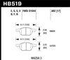 Hawk Performance HP+ Street Brake Pads - Front (Focus ST 05-06) — fits Ford Focus Gen 2 (image 3)