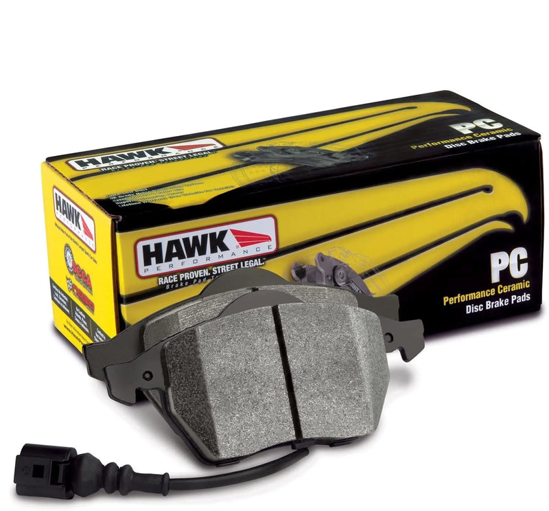 Hawk Performance Ceramic Street Front Brake Pads (WRX 15-20/Liberty GT 04-14/Forester 13-18) — fits Subaru Liberty...