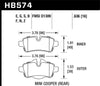 Hawk Performance HP+ Street Brake Pads - Rear (Cooper/Cooper S 07-15)