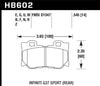 Hawk Performance DTC-60 Race Brake Pads - Rear (370Z 09+)