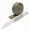 ProSport Header Wrap - 2" wide x 50ft. with Ties - Titanium