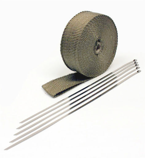 ProSport Header Wrap - 2" wide x 50ft. with Ties - Titanium