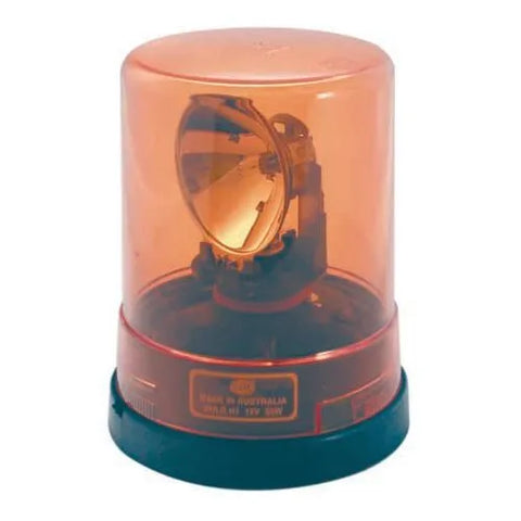 Hella Amber Rotating Beacon 12V QH 3 Bolt Mount