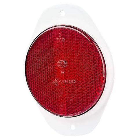 Hella Retro Reflector Red 83mm Dia 2 Hole Surface Mount
