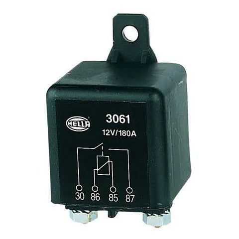 Hella High Capacity Relay 12V 180Amp N/Open 4 Pin 100Amp Continuous