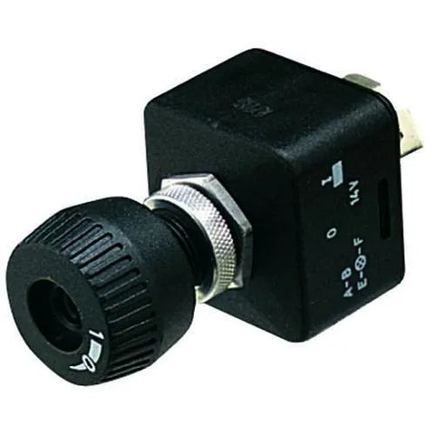 Hella Rotary Switch 12V 15A OFF-On Illuminated with Green Red &