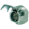 Hella Trailer Socket 7 Pin Lge Round Metal