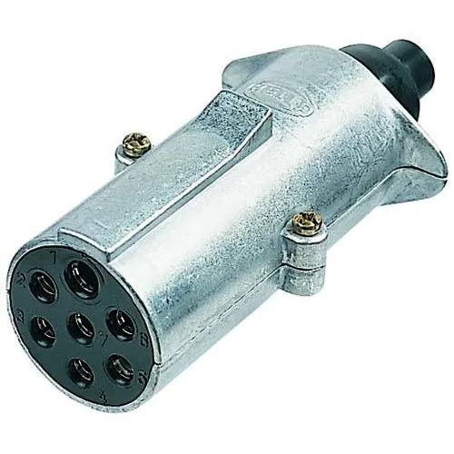 Hella Trailer Plug H/Duty 7 Pin Din Iso Metal