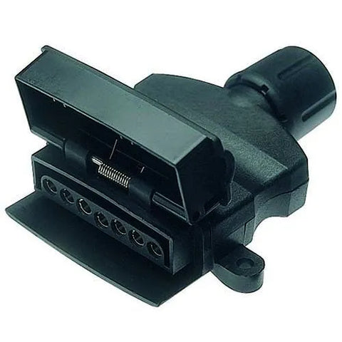 Hella Trailer Socket 7 Pin Flat Plastic