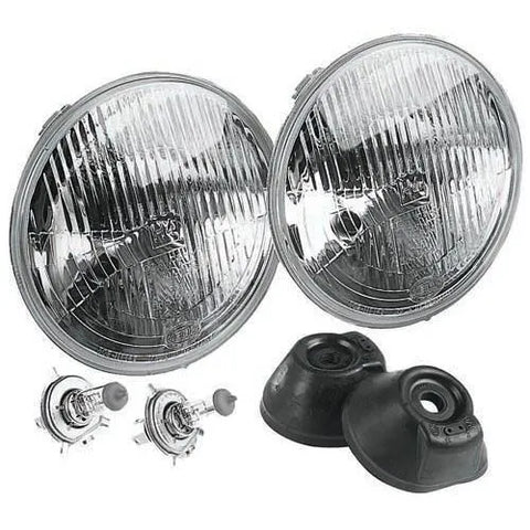 Hella Headlamp Conversion Kit 178mm or 7" H4 12V 100W Globes Semi