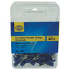 Hella Terminal Male Blade Blue 6.3mm Insulated Pkt 100