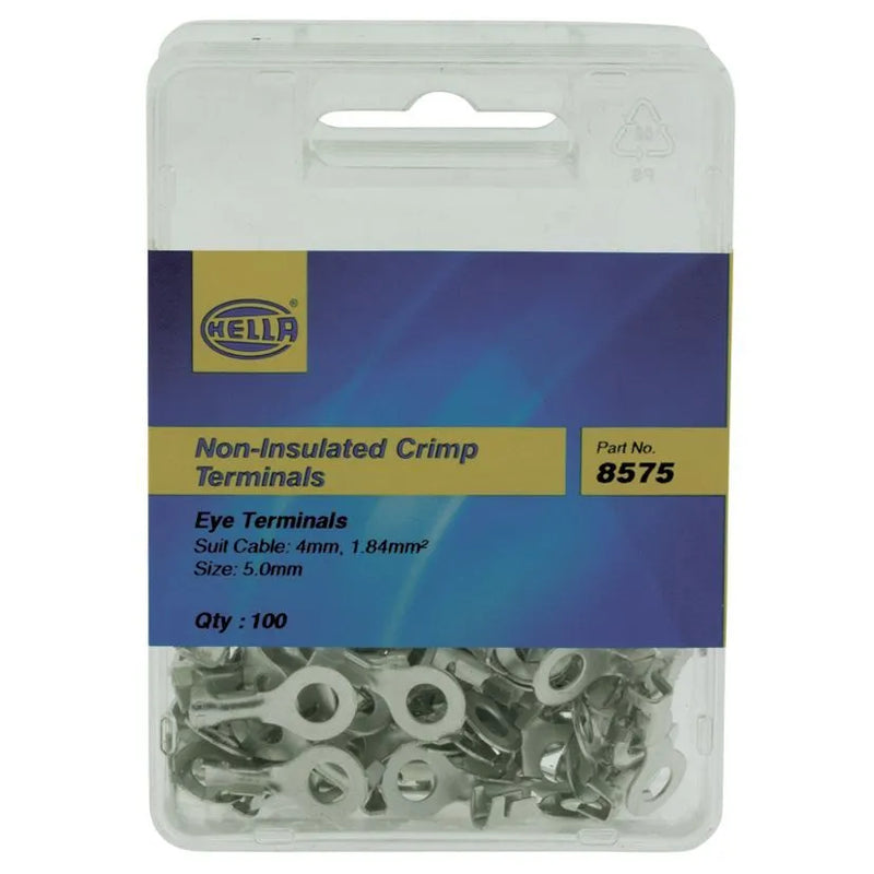 Hella Pkt 100 Terminal Eye 5.0mm Non Insulated